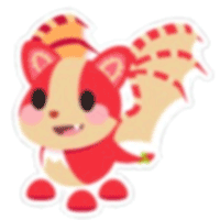 Strawberry Shortcake Bat Dragon Sticker  - Legendary from Pets Plus Sticker Pack